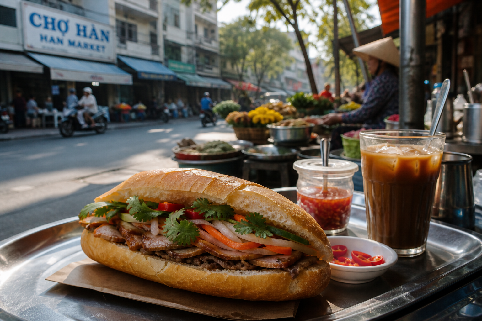 다낭 Bánh Mì Bà Lan은 얼마에 먹고 언제 가야 줄이 짧나?