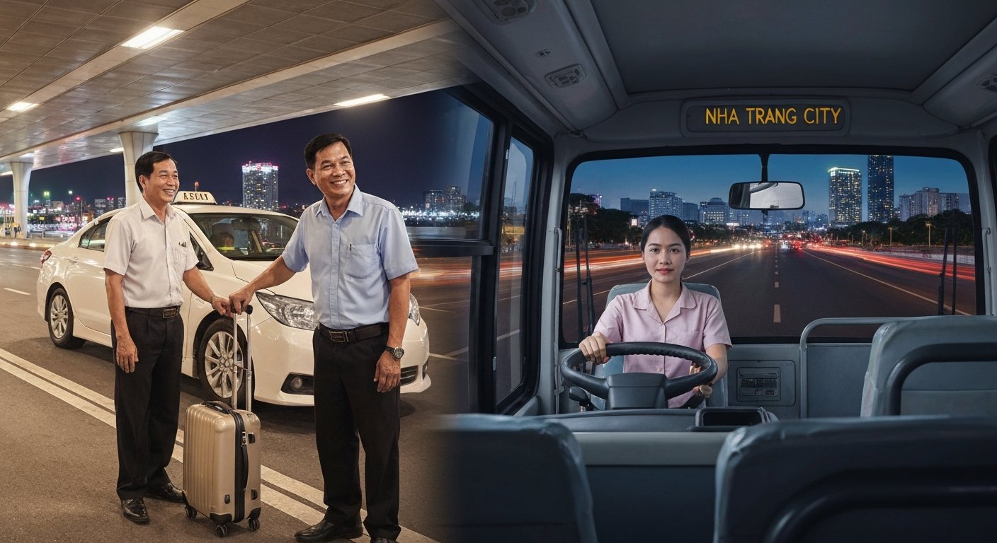 나트랑 공항 이동 교통 이미지