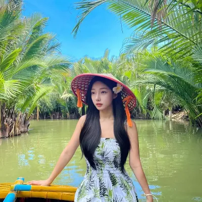 호이안 코코넛마을 바구니배 베트남 호이안 7월 2일